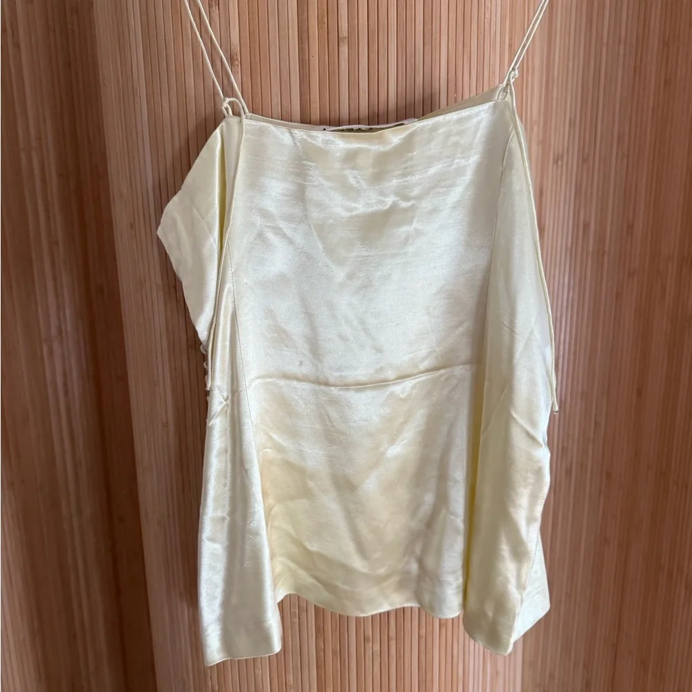 Mr Larkin sille top in elderflower - silk cami - Picture 3 of 6